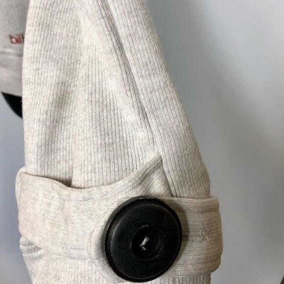 Billabong Women’s Double Breasted Coat, Hooded in Cream, Size Small - Picture 3 of 14